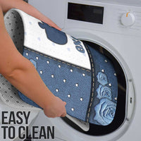 XOXO Valentine's Day Bathroom Set Remaining Piece Old Denim Fabric Effect