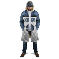 Personalized XOXO Valentine's Day Cloak Remaining Piece Old Denim Fabric Effect