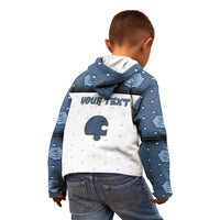 Personalized XOXO Valentine's Day Kid Hoodie Remaining Piece Old Denim Fabric Effect