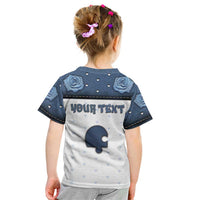 Personalized XOXO Valentine's Day Kid T Shirt Remaining Piece Old Denim Fabric Effect