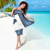 XOXO Valentine's Day Sarong Remaining Piece Old Denim Fabric Effect