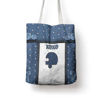 XOXO Valentine's Day Tote Bag Remaining Piece Old Denim Fabric Effect