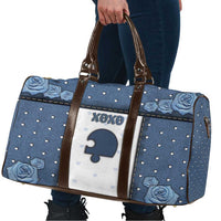 XOXO Valentine's Day Travel Bag Remaining Piece Old Denim Fabric Effect