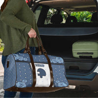 XOXO Valentine's Day Travel Bag Remaining Piece Old Denim Fabric Effect