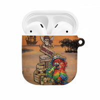 Drunken Pirate Parrot AirPods Case Tropical Vibe