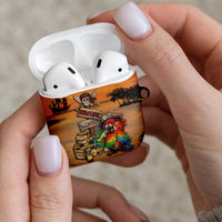 Drunken Pirate Parrot AirPods Case Tropical Vibe