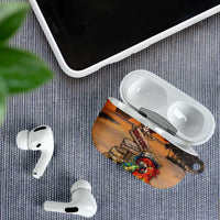 Drunken Pirate Parrot AirPods Case Tropical Vibe