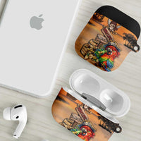 Drunken Pirate Parrot AirPods Case Tropical Vibe
