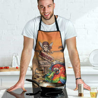 Drunken Pirate Parrot Apron Tropical Vibe