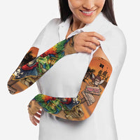 Personalized Drunken Pirate Parrot Arm Sleeves Tropical Vibe