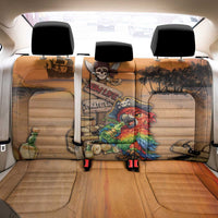 Drunken Pirate Parrot Back Car Seat Cover Tropical Vibe