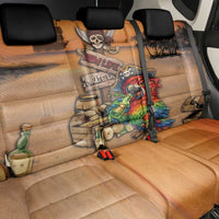 Drunken Pirate Parrot Back Car Seat Cover Tropical Vibe