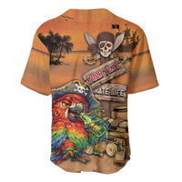Personalized Drunken Pirate Parrot Baseball Jersey Tropical Vibe