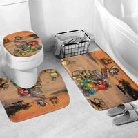 Drunken Pirate Parrot Bathroom Set Tropical Vibe
