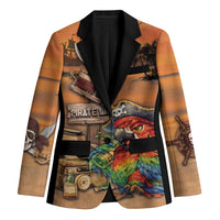 Personalized Drunken Pirate Parrot Blazer Tropical Vibe