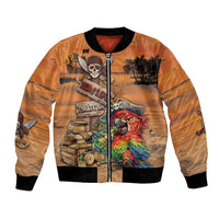 Personalized Drunken Pirate Parrot Bomber Jacket Tropical Vibe