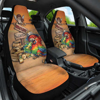 Drunken Pirate Parrot Car Seat Cover Tropical Vibe
