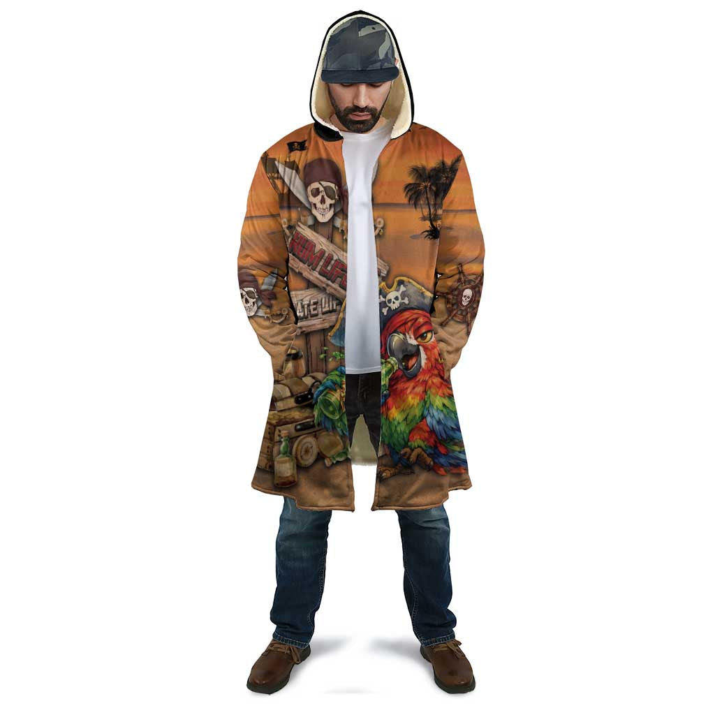 Personalized Drunken Pirate Parrot Cloak Tropical Vibe