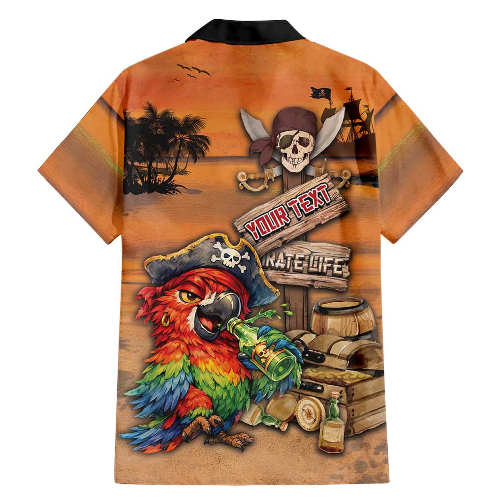 Personalized Drunken Pirate Parrot Hawaiian Shirt Tropical Vibe