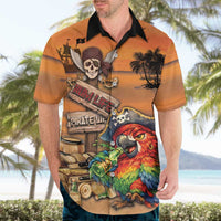 Personalized Drunken Pirate Parrot Hawaiian Shirt Tropical Vibe