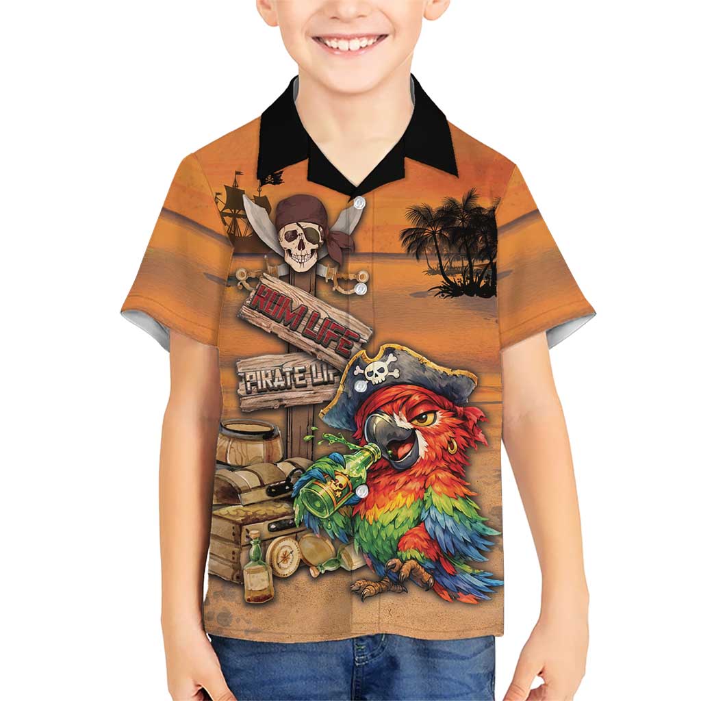 Personalized Drunken Pirate Parrot Hawaiian Shirt Tropical Vibe