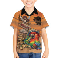 Personalized Drunken Pirate Parrot Kid Hawaiian Shirt Tropical Vibe