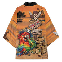 Personalized Drunken Pirate Parrot Kimono Tropical Vibe