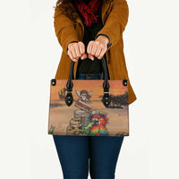 Drunken Pirate Parrot Leather Bag Tropical Vibe