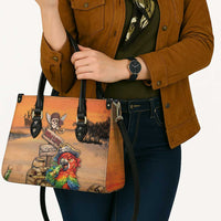 Drunken Pirate Parrot Leather Bag Tropical Vibe