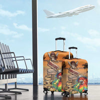 Drunken Pirate Parrot Luggage Cover Tropical Vibe