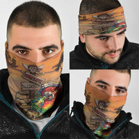 Drunken Pirate Parrot Neck Gaiter Tropical Vibe