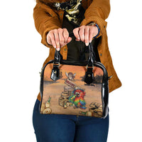 Drunken Pirate Parrot Shoulder Handbag Tropical Vibe