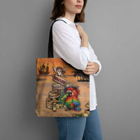 Drunken Pirate Parrot Tote Bag Tropical Vibe