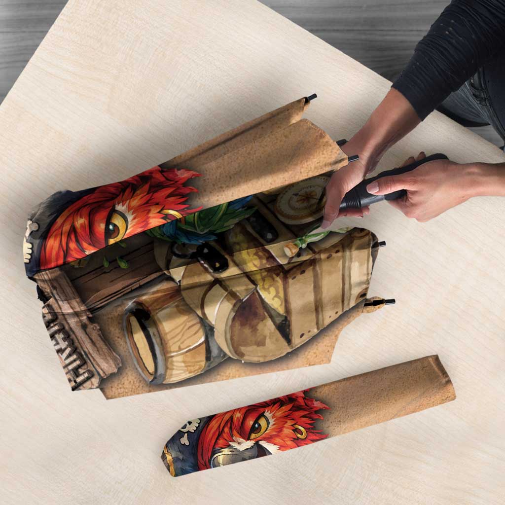 Drunken Pirate Parrot Umbrella Tropical Vibe