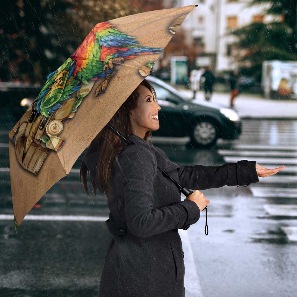 Drunken Pirate Parrot Umbrella Tropical Vibe