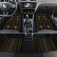 Egypt Cartouche Car Mats Gold Pharaoh Hieroglyphics Patterns