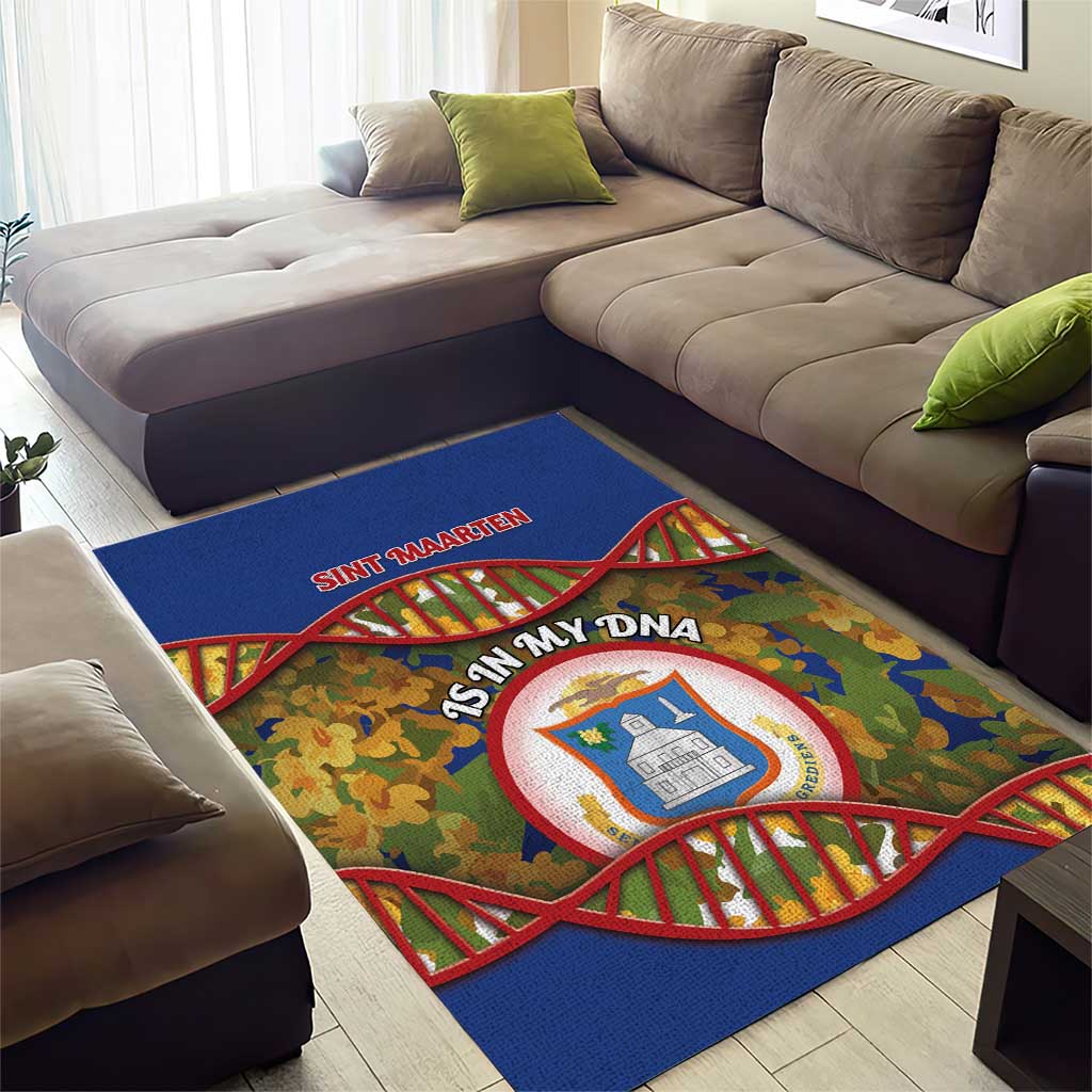 Sint Maarten Is In My DNA Area Rug - Wonder Print Shop