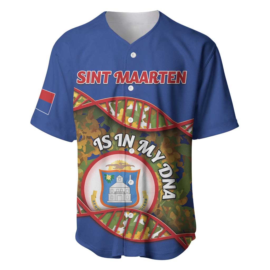 Personalized Sint Maarten Is In My DNA Baseball Jersey - Wonder Print Shop