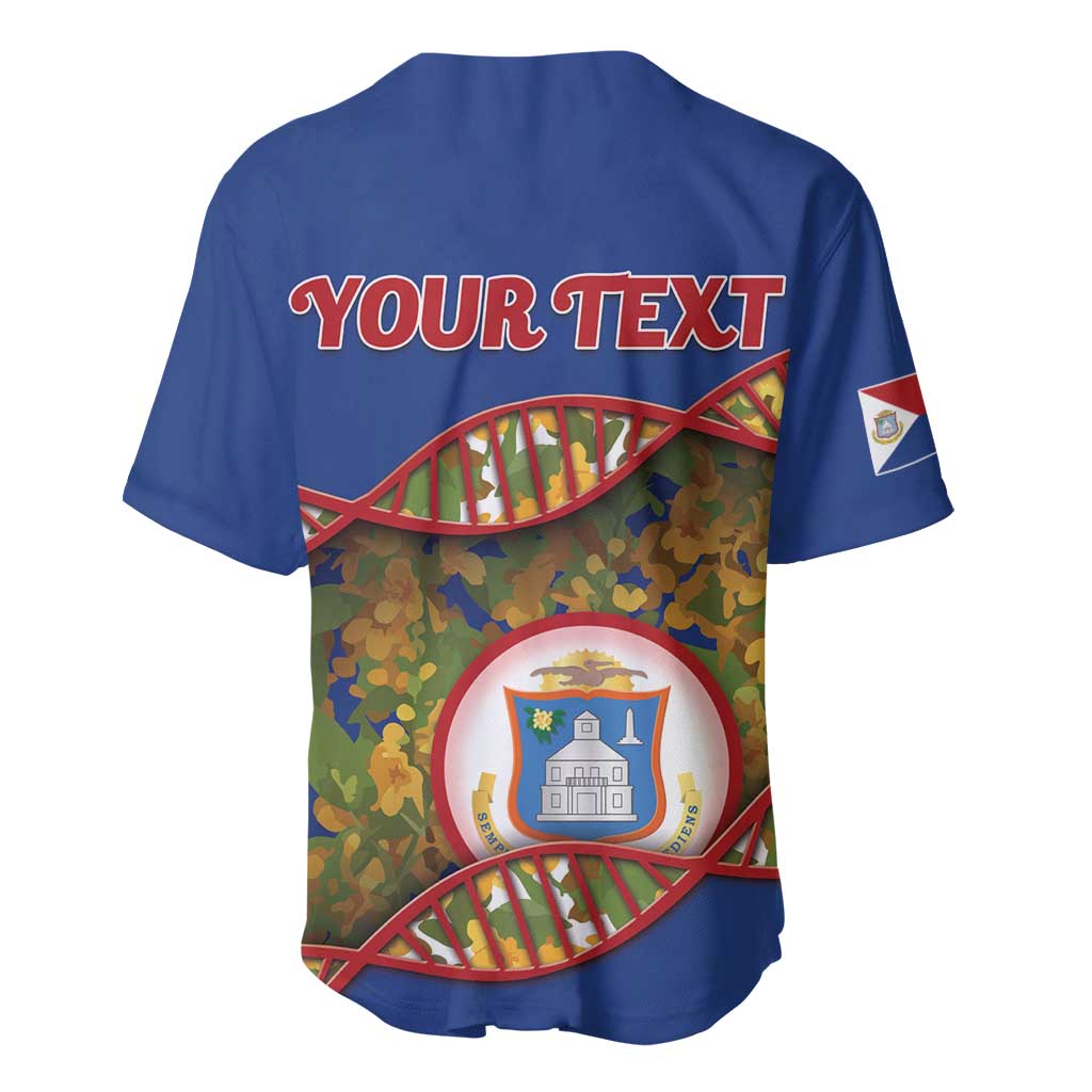 Personalized Sint Maarten Is In My DNA Baseball Jersey - Wonder Print Shop