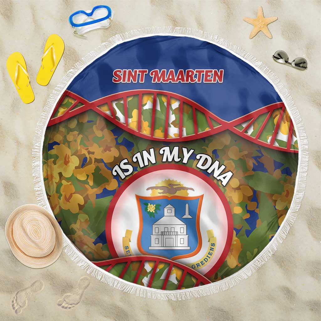 Sint Maarten Is In My DNA Beach Blanket - Wonder Print Shop