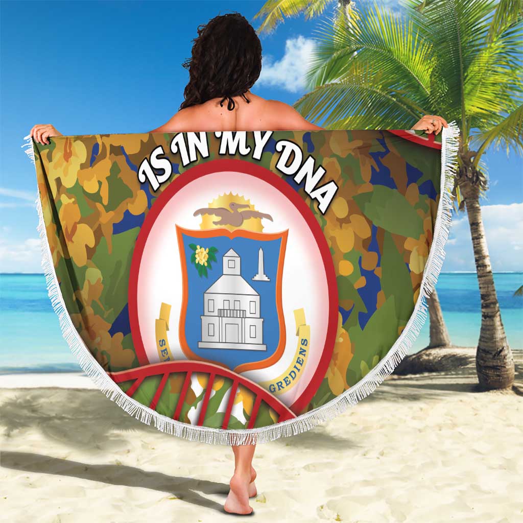 Sint Maarten Is In My DNA Beach Blanket - Wonder Print Shop