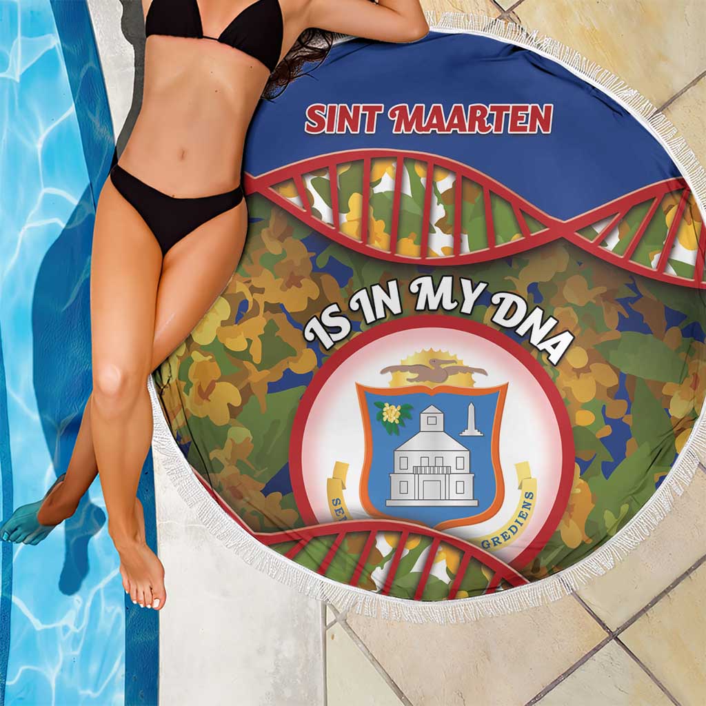 Sint Maarten Is In My DNA Beach Blanket - Wonder Print Shop