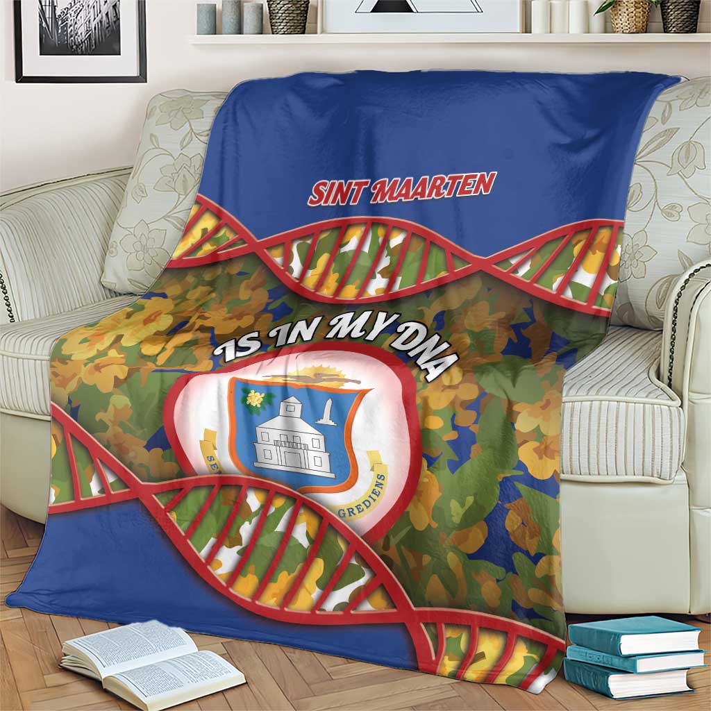 Sint Maarten Is In My DNA Blanket - Wonder Print Shop