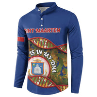 Personalized Sint Maarten Is In My DNA Button Sweatshirt - Wonder Print Shop