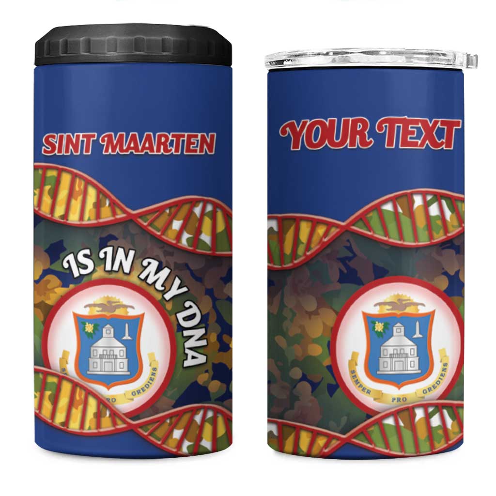 Personalized Sint Maarten Is In My DNA 4 in 1 Can Cooler Tumbler - Wonder Print Shop