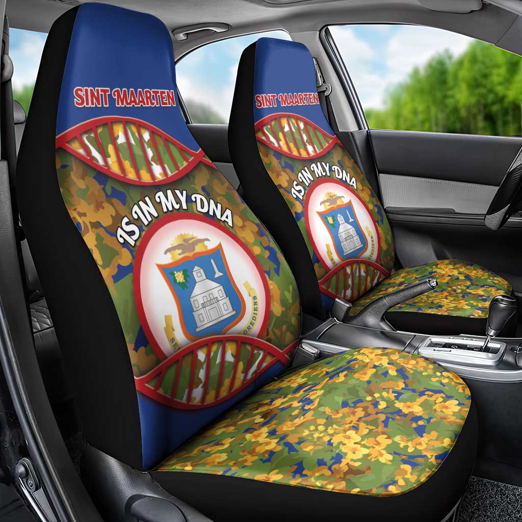 Sint Maarten Is In My DNA Car Seat Cover - Wonder Print Shop