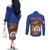Personalized Sint Maarten Is In My DNA Couples Matching Off The Shoulder Long Sleeve Dress and Long Sleeve Button Shirt - Wonder Print Shop
