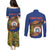 Personalized Sint Maarten Is In My DNA Couples Matching Puletasi and Long Sleeve Button Shirt - Wonder Print Shop