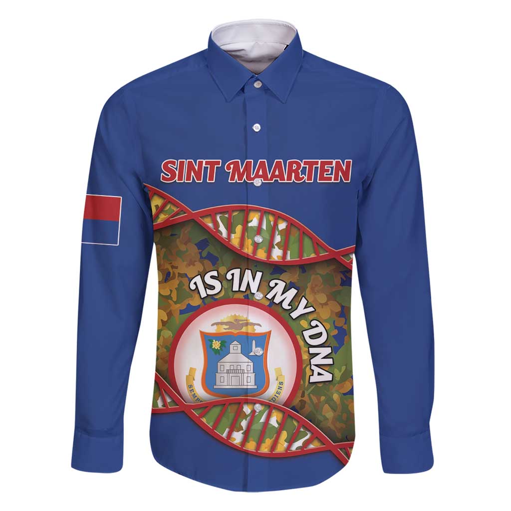 Personalized Sint Maarten Is In My DNA Family Matching Long Sleeve Bodycon Dress and Hawaiian Shirt - Wonder Print Shop