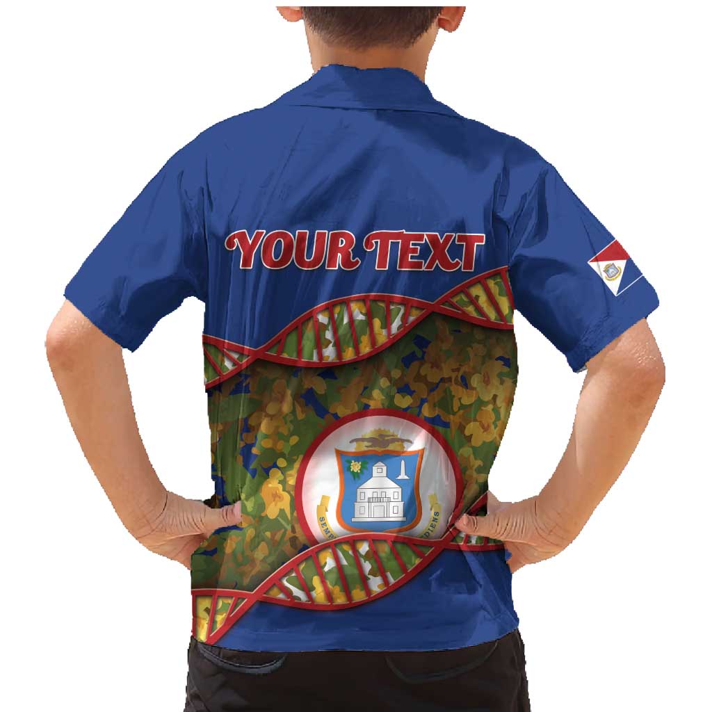 Personalized Sint Maarten Is In My DNA Family Matching Mermaid Dress and Hawaiian Shirt - Wonder Print Shop